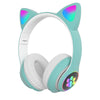 Cat Ear Headphones Bluetooth 5.0 Bass With Mic Earphones