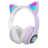 Cat Ear Headphones Bluetooth 5.0 Bass With Mic Earphones