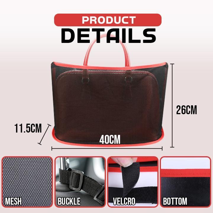 Car Net Pocket Handbag Holder – Nifty Neko Tech